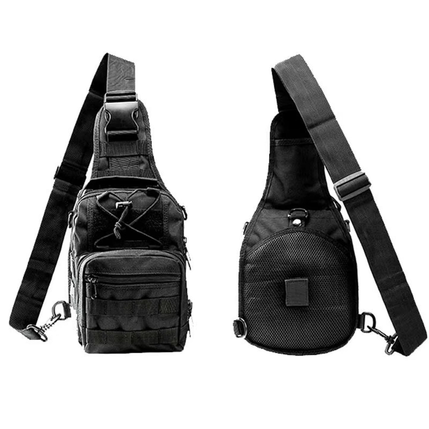 Tactical Sling Bag Military Crossbody Shoulder Backpack – EDC, Hiking, Outdoor