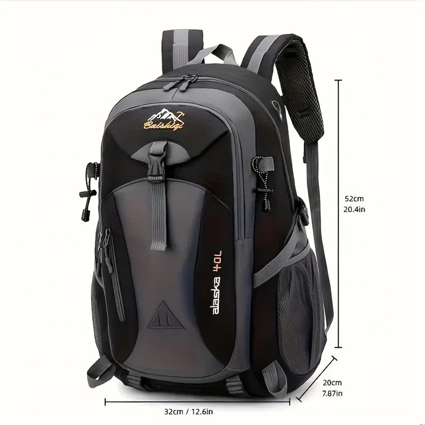 40L Large Waterproof Backpack Bag Camping Walking Hiking Outdoor Travel Rucksack