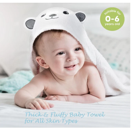 Lion Ultra-Soft Hooded Baby Towel (31.5"x31.5")