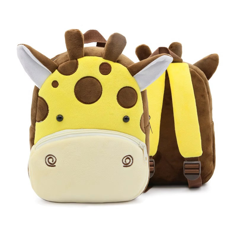 Giraffe Plush Backpack for Toddlers – Lightweight & Spacious Kids Bag