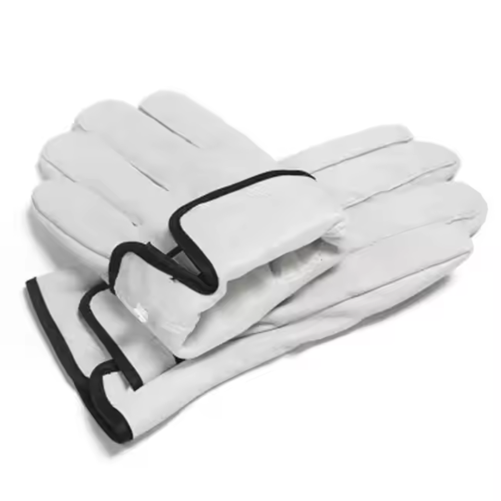 Goatskin Velcro Leather Work Gloves for Men & Women