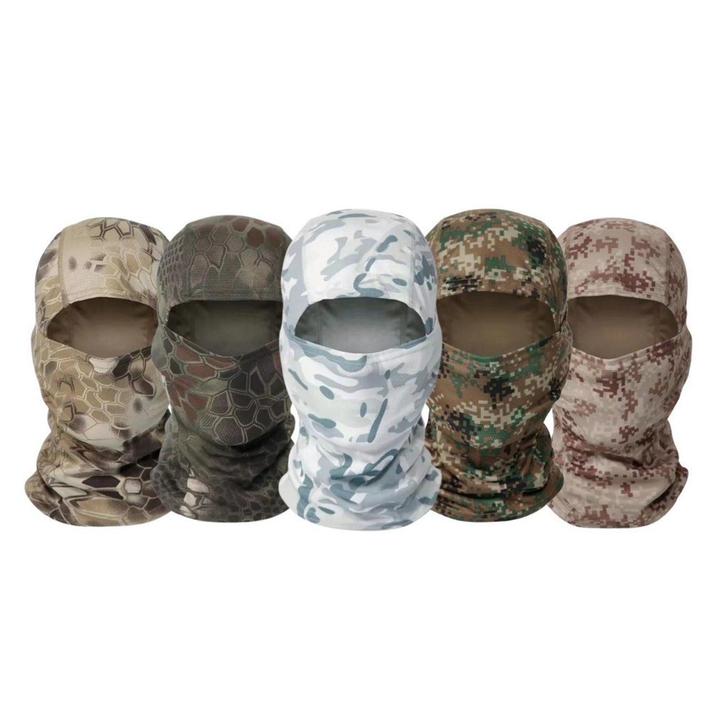 5/10/15 Pcs Tactical Balaclava Full Face Mask Scarf CS Wargame Hunting Bandana