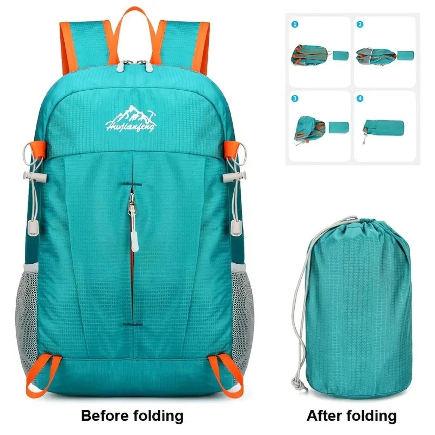 Lightweight Foldable Backpack Travel Hiking Camping Packable Waterproof Rucksack