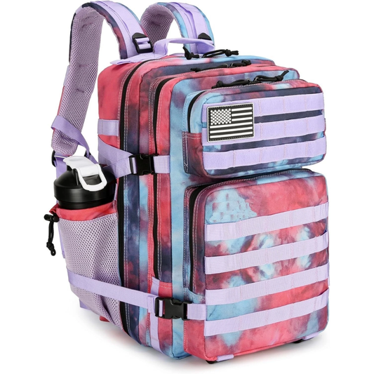 PAKNADA 45L Tactical Backpack 900D Oxford Waterproof Military Rucksack – Sky Camo
