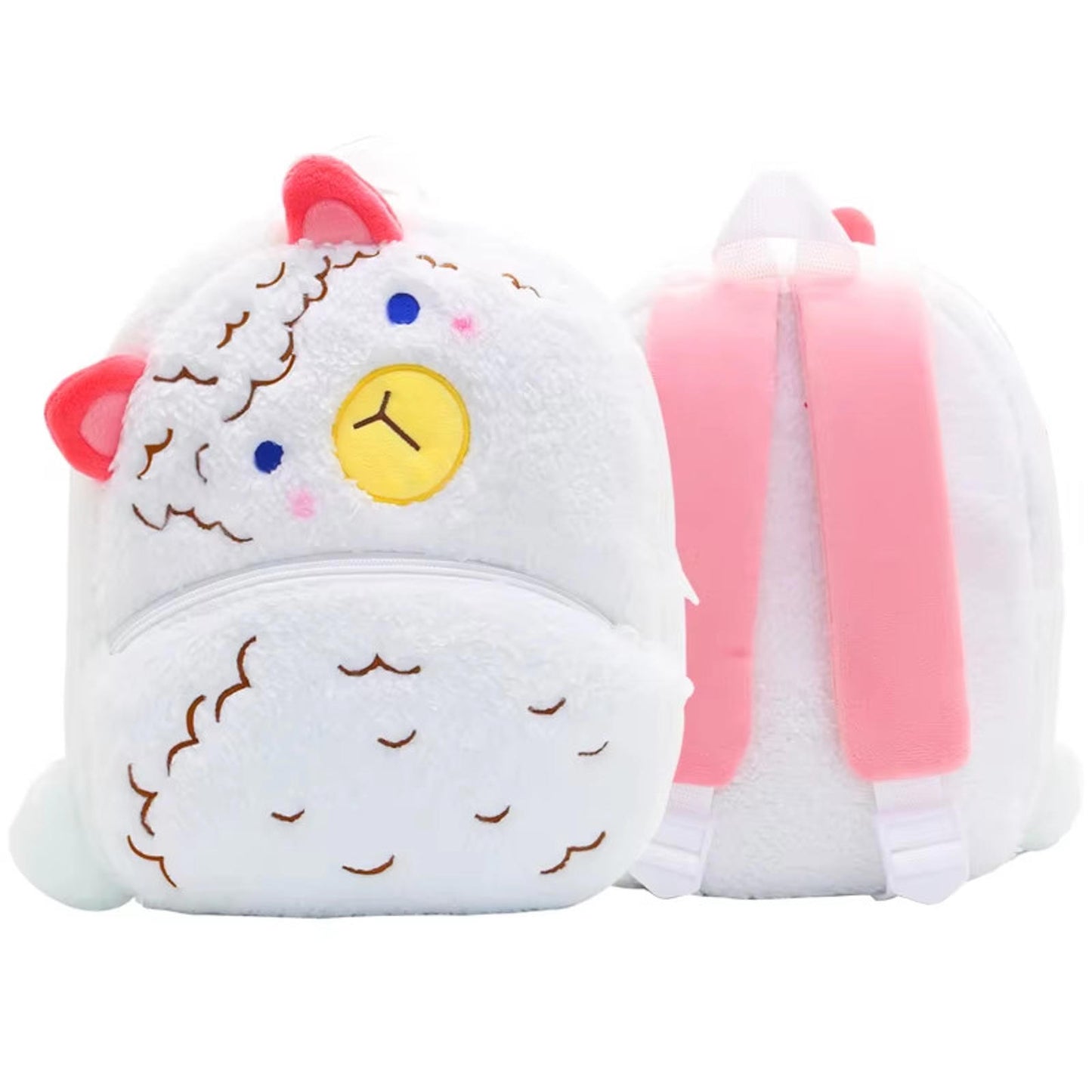 Cute Animal Plush Backpack Toddler School Bag Cartoon Baby Gift for Boys Girls