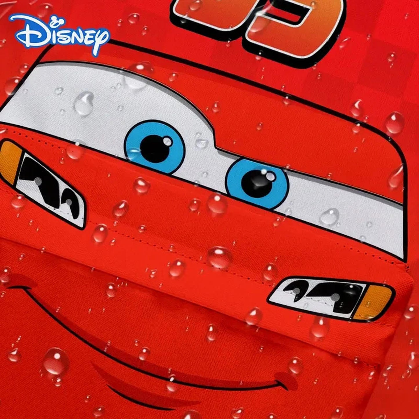 Disney Cars Lightning McQueen Kids Backpack School Bag Boys Girls Cartoon 95 Red