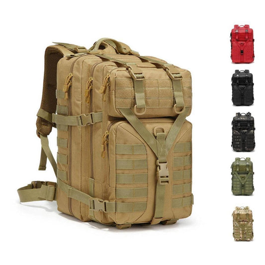 50L Tactical Military Backpack MOLLE Assault Pack Hiking Camping Bug Out Bag