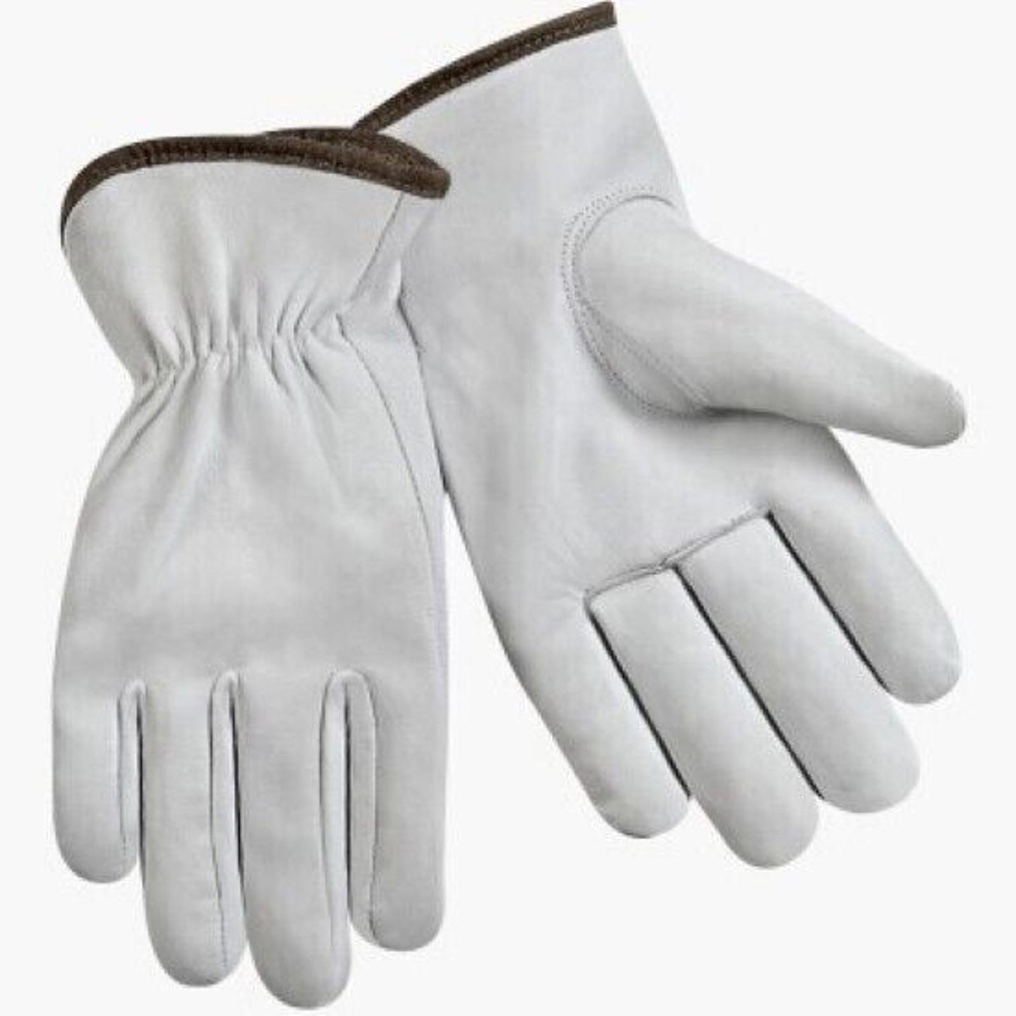 6 Pairs Goatskin Gloves – Durable Safety Gloves for Industrial & Outdoor Use