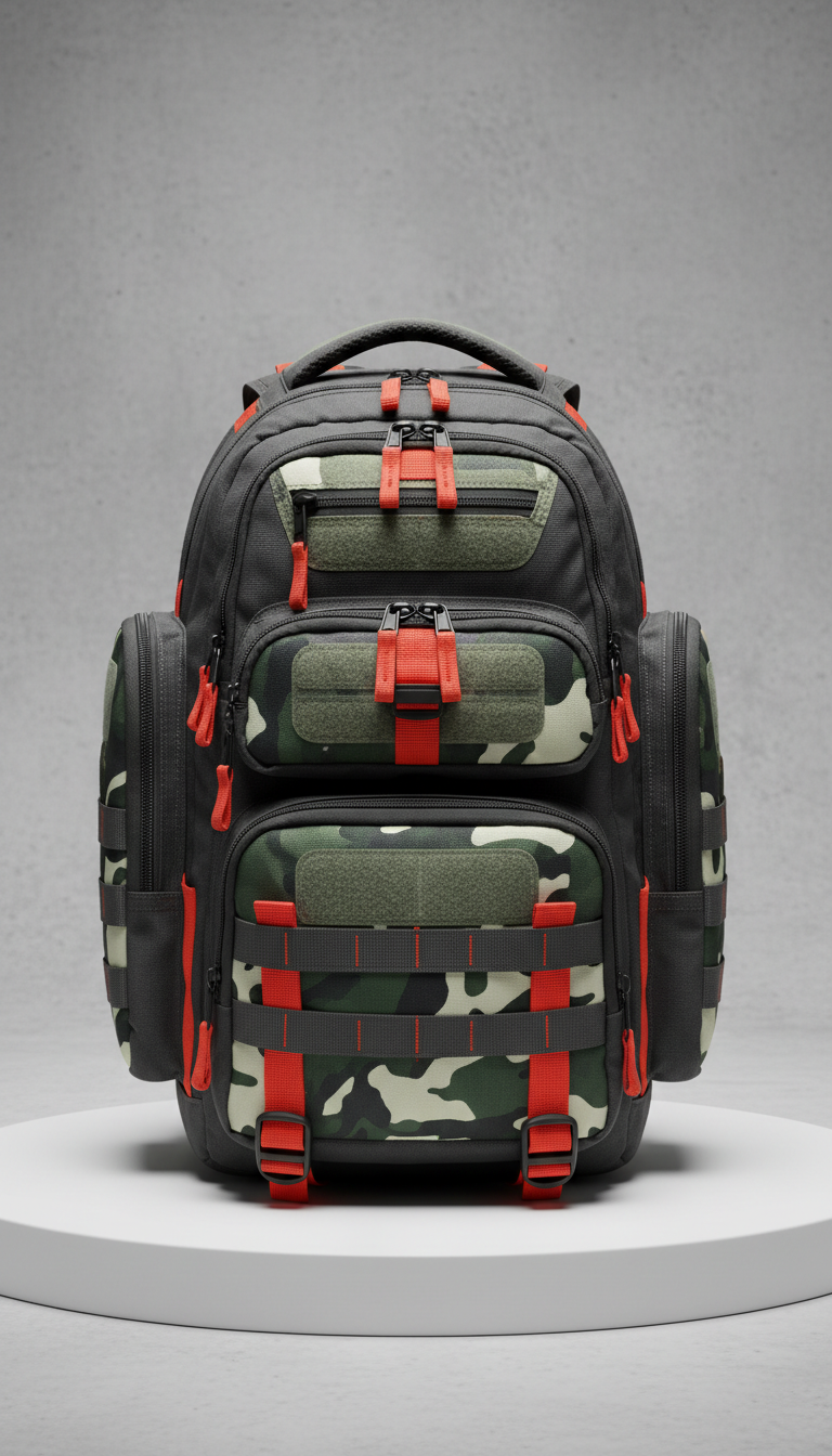 Heavy-Duty 54L Kids' Tactical Backpack