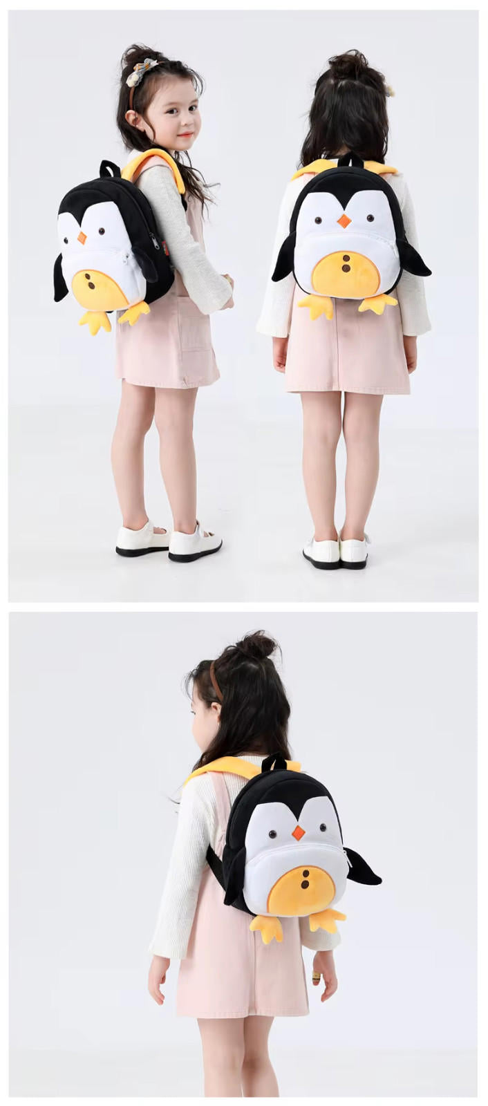 Cute Animal Plush Backpack Toddler School Bag Cartoon Baby Gift for Boys Girls