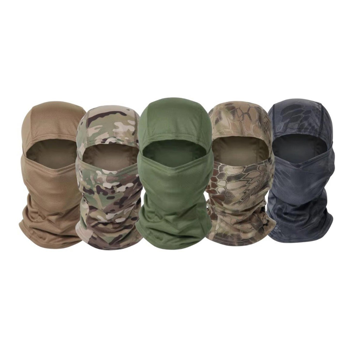 5/10/15 Pcs Tactical Balaclava Full Face Mask Scarf CS Wargame Hunting Bandana