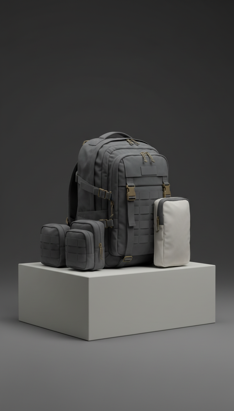 City Tactical Backpack With Modular Panels