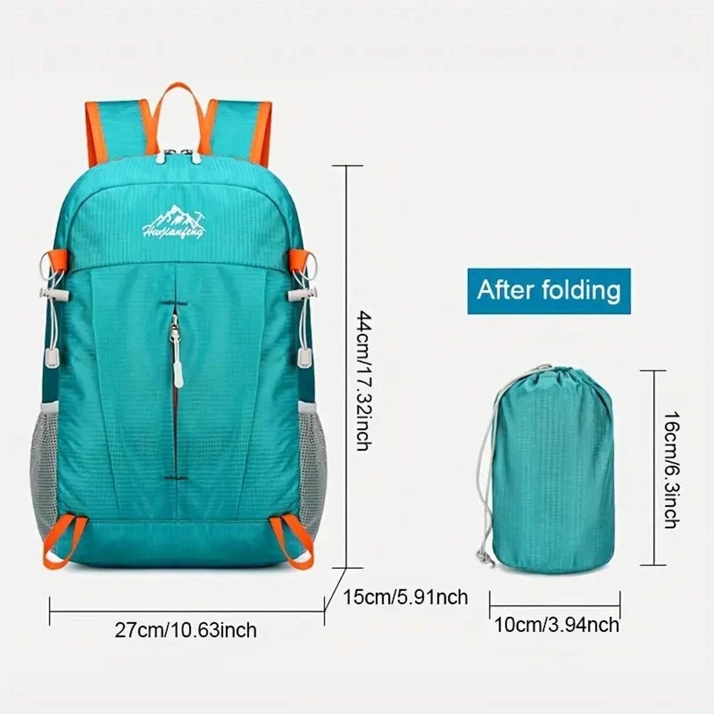 Lightweight Foldable Backpack Travel Hiking Camping Packable Waterproof Rucksack