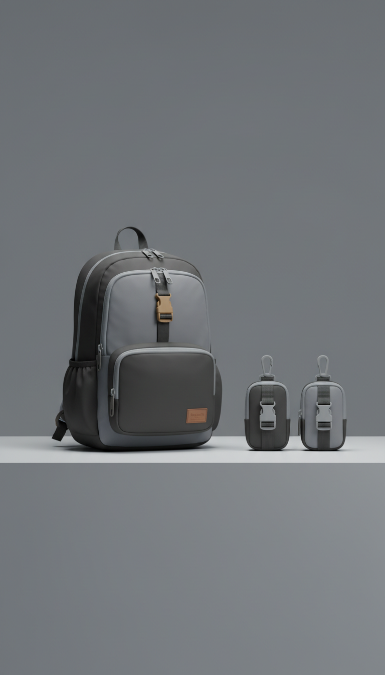 Minimal Daypack For Kids With Reinforced Base