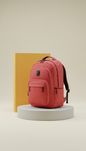 Work Safety Backpack Maple Red
