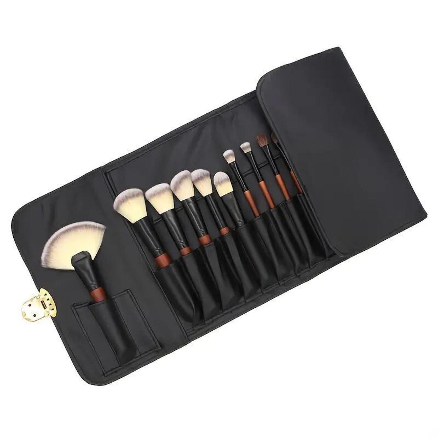 26pcs Premium Makeup Brush Set with Leather Bag