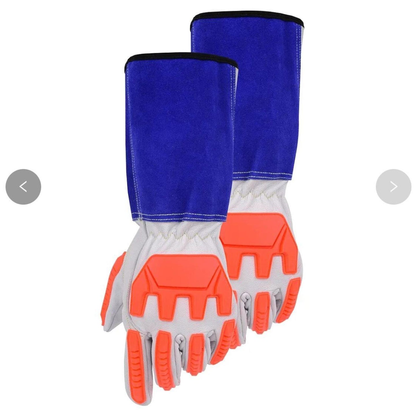 Premium TPR Safety Welding Gloves – Kevlar® Lined, Heat & Impact Resistant