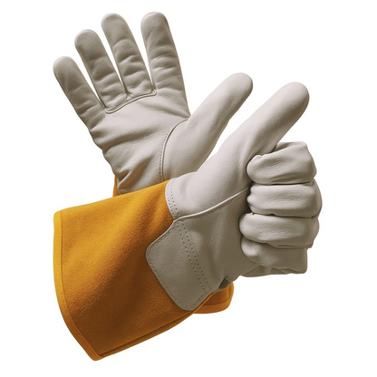 Goat Leather TIG Welding Gloves with Extended Cuff