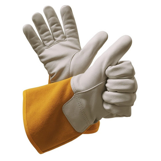 Goat Leather TIG Welding Gloves with Extended Cuff