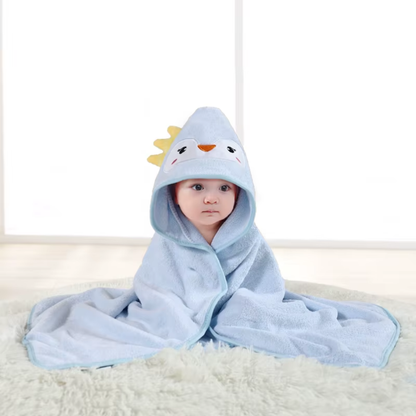 Blue Dragon Ultra-Soft Hooded Baby Towel (31.5"x31.5")