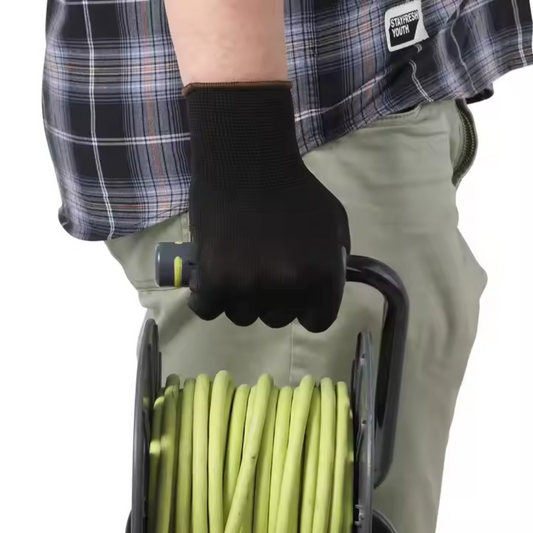12 Pairs Anti-Static Carbon Fiber ESD Gloves with PU Fingertip Coating