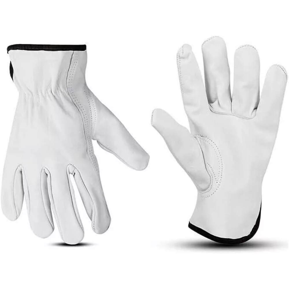 Goatskin Leather Work Gloves – Heavy-Duty Safety Gloves