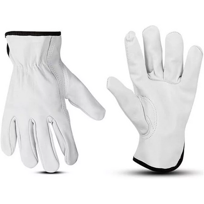 Goatskin Leather Work Gloves – Heavy-Duty Safety Gloves