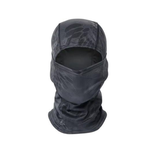 Tactical Balaclava Full Face Mask – Outdoor & Windproof - Python Black