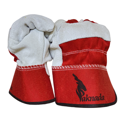 Cowhide Leather Work Gloves with Single-Palm Protection