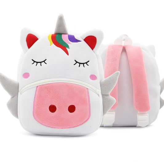 Unicorn Plush Backpack for Toddlers – Lightweight & Spacious Kids Bag