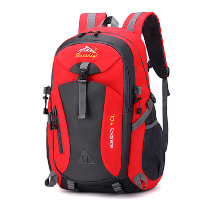 40L Tactical Backpack – Red/Grey Oxford Daypack