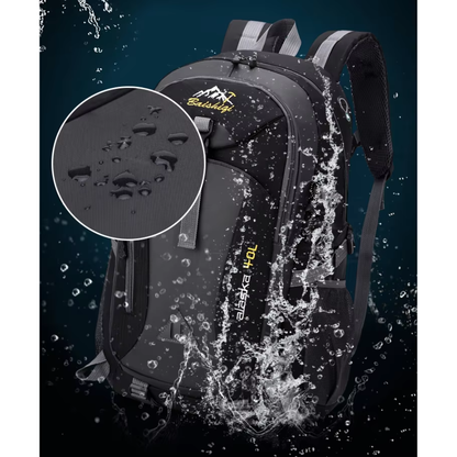 40L Tactical Backpack – Orange/Grey Oxford Daypack