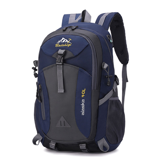 40L Tactical Backpack – Navy Blue/Grey Oxford Daypack