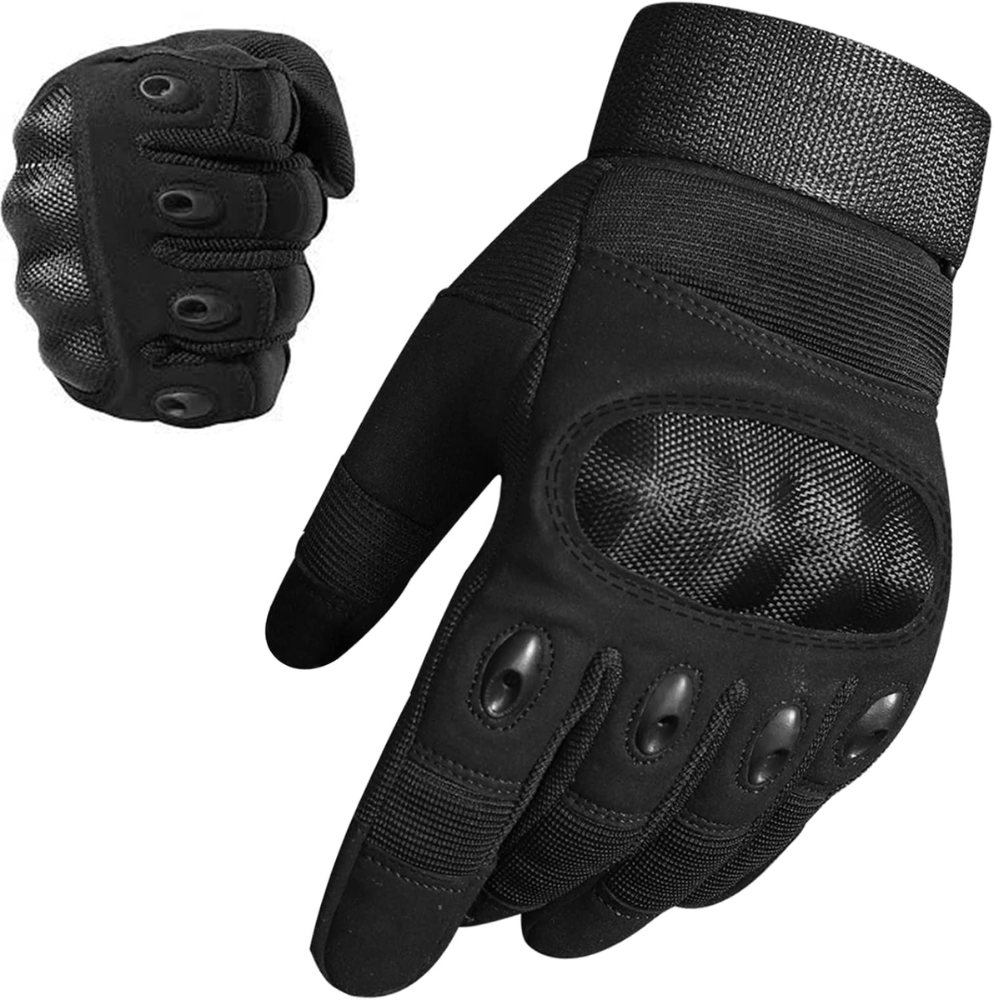 Touch Screen Tactical Gloves with TPR Knuckle Protection