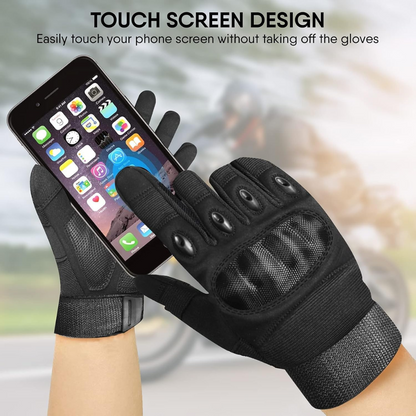 Touch Screen Tactical Gloves with TPR Knuckle Protection