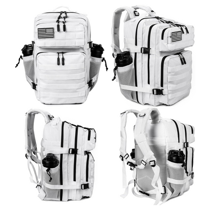 45L Tactical Backpack - Side Pocket, Multiple Prints & Colors