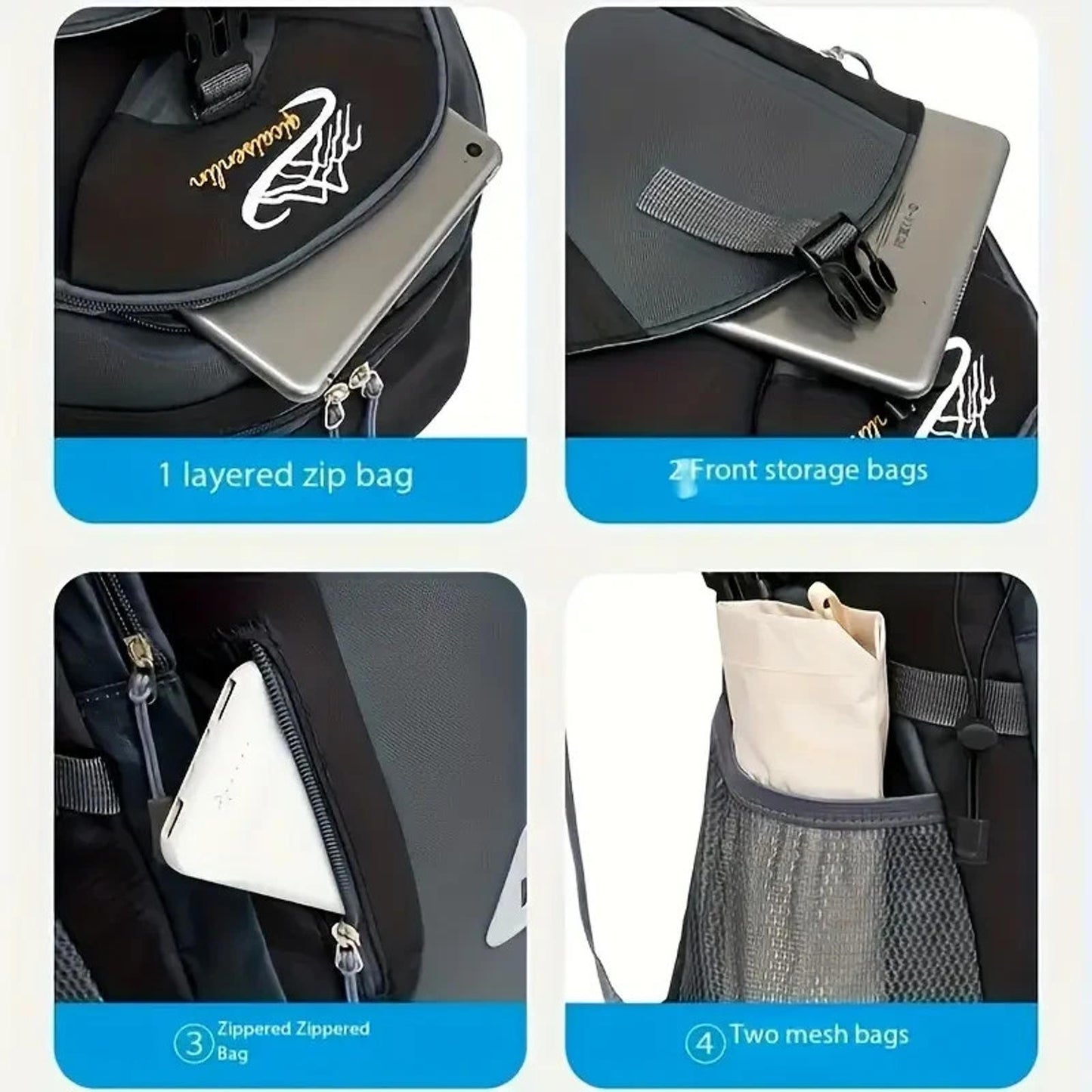 40L Large Waterproof Backpack Bag Camping Walking Hiking Outdoor Travel Rucksack