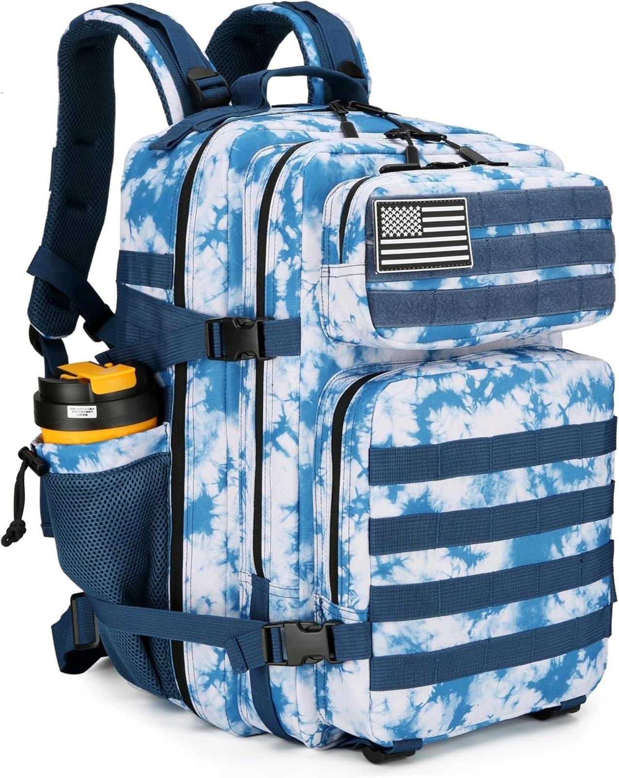 Tactical Military Backpack 45L - Waterproof, MOLLE, Heavy-Duty, Outdoor Bag