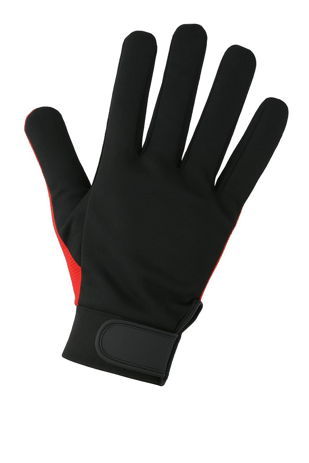 Durable Mechanical Gloves – Red & Black, Non-Slip Grip for Work & Repair