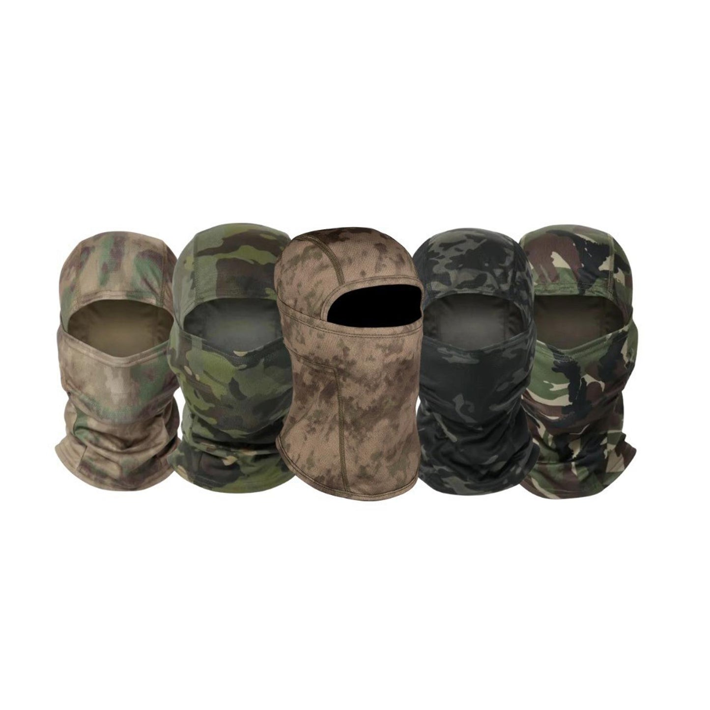5/10/15 Pcs Tactical Balaclava Full Face Mask Scarf CS Wargame Hunting Bandana