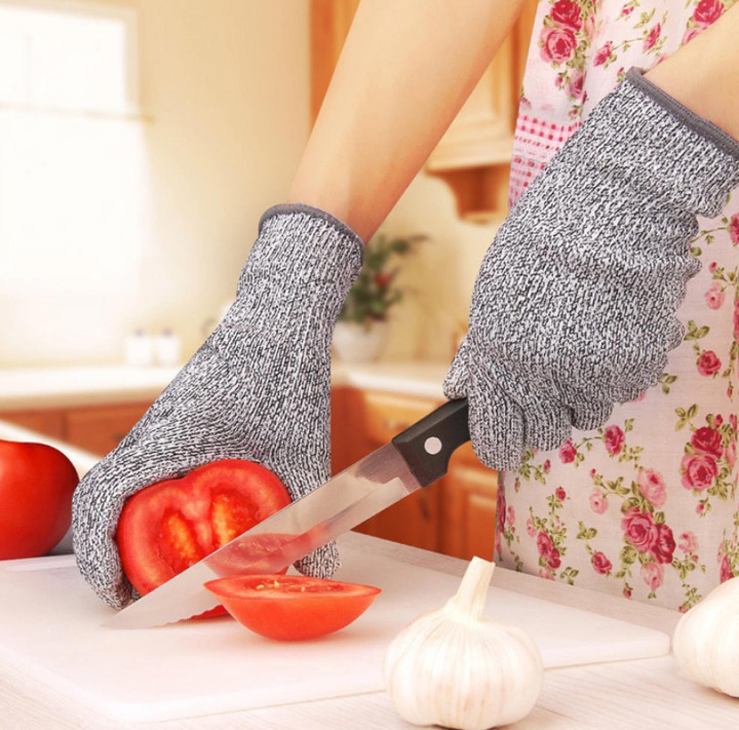 12 Pairs Cut Resistant Safety Gloves Level 5 EN388 Kitchen Work Protection