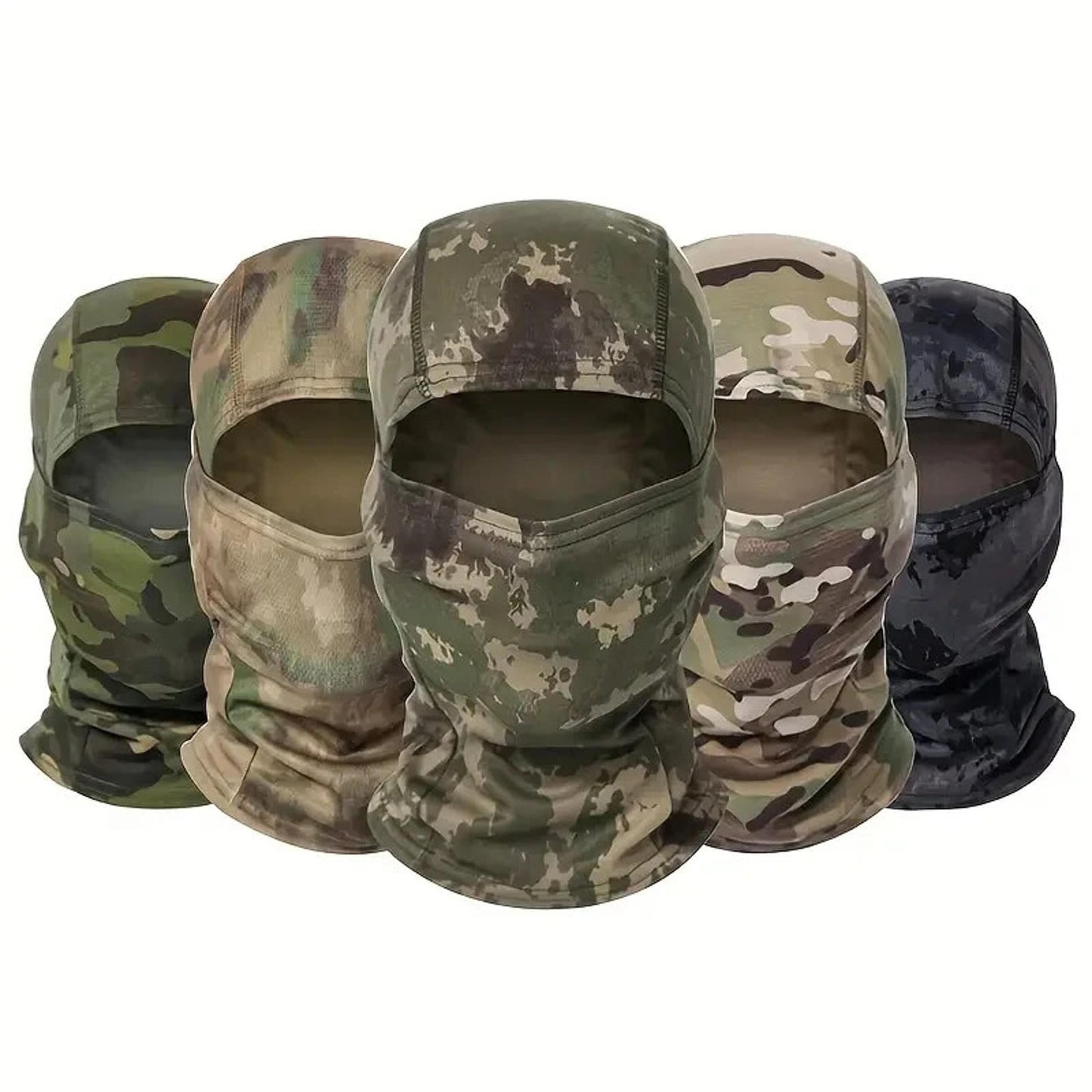 3 Pcs Tactical Balaclava Full Face Mask Scarf CS Wargame Hunting Bandana Hat US
