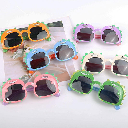 Kids Dinosaur Sunglasses Baby Toddler Cute Cartoon UV400 Protection Glasses