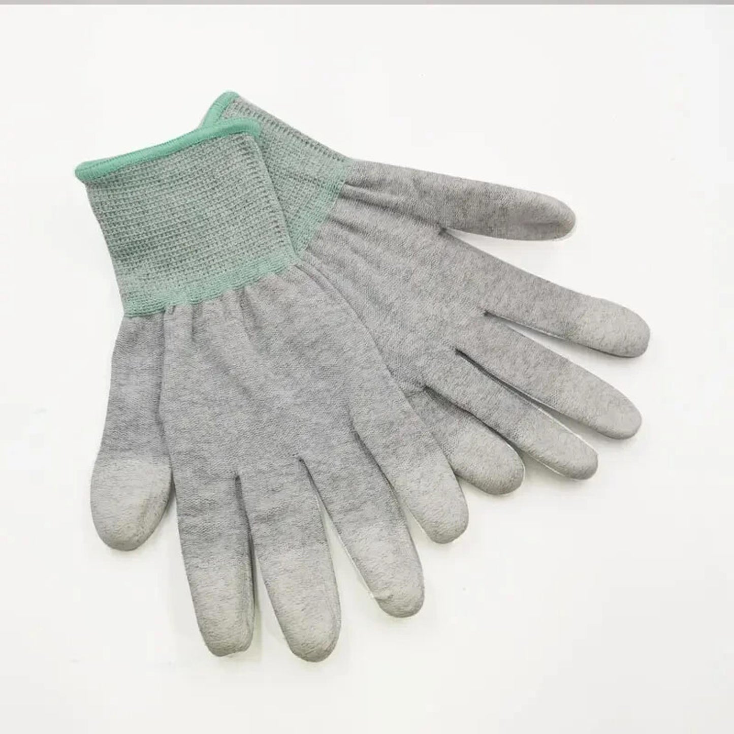 36 Pairs - 13G ESD Antistatic Work Gloves PU Finger Coated Carbon Fiber