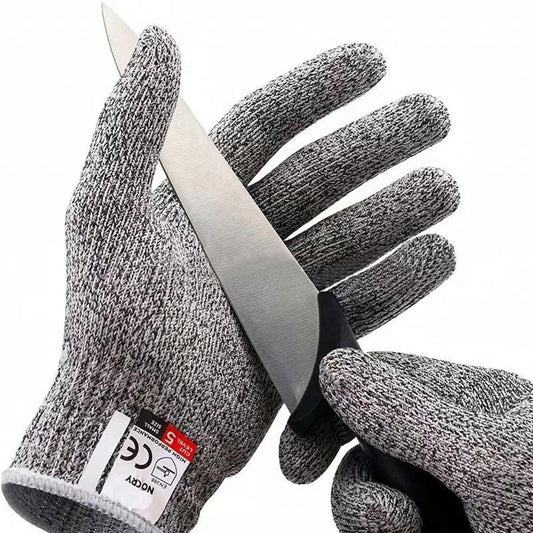6 Pairs Cut Resistant Safety Gloves Level 5 EN388 Kitchen Work Protection