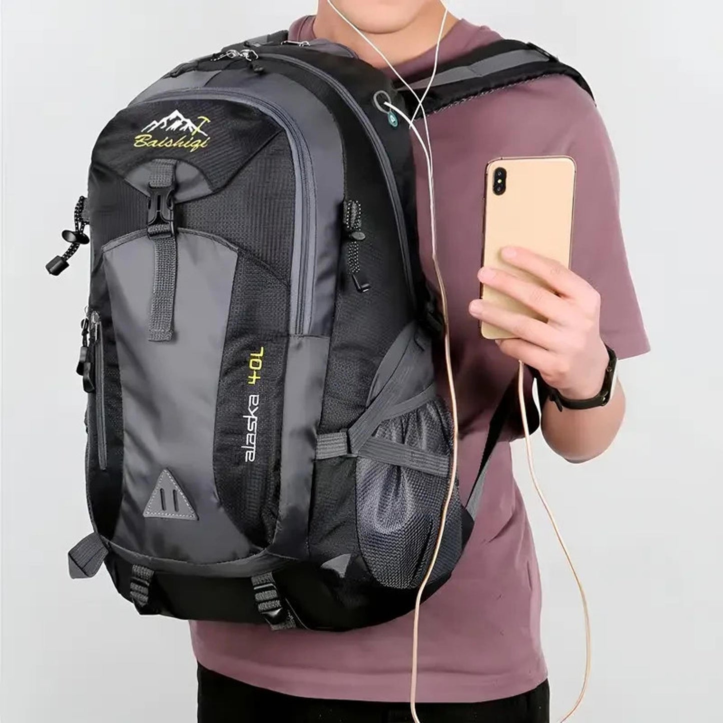 40L Large Waterproof Backpack Bag Camping Walking Hiking Outdoor Travel Rucksack