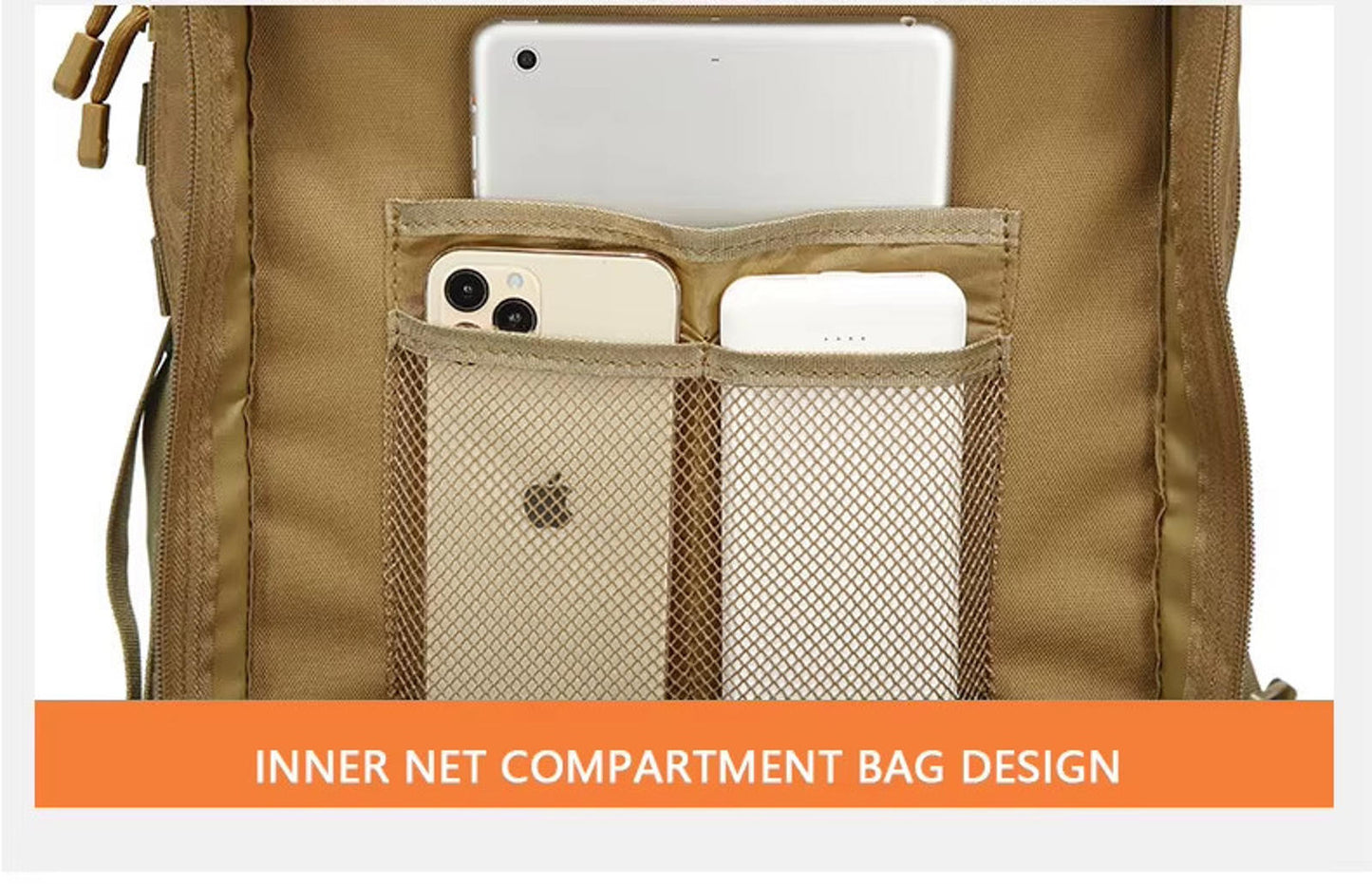 50L Tactical Military Backpack MOLLE Assault Pack Hiking Camping Bug Out Bag