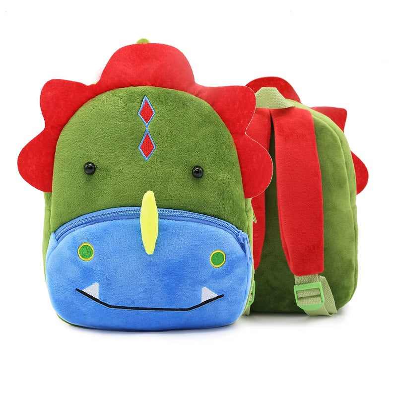 Dinosaur Plush Backpack for Toddlers – Lightweight & Spacious Kids Bag