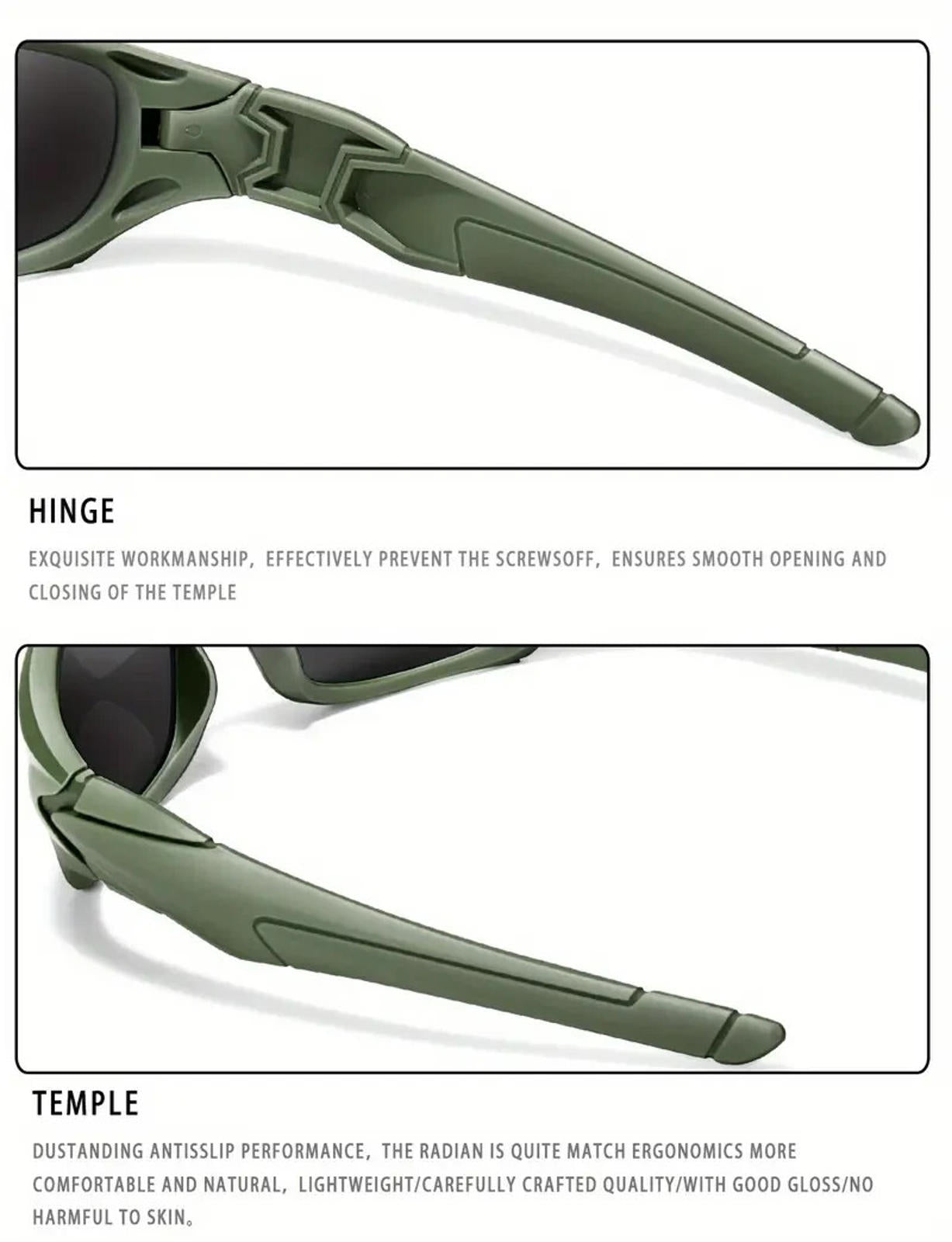 Tactical Polarized Sunglasses – UV400 Protection