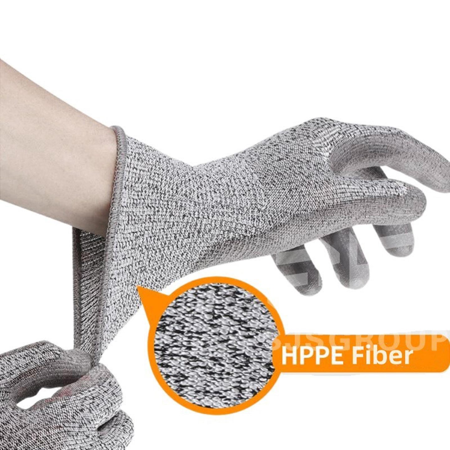 6 Pairs Cut Resistant Safety Gloves Level 5 EN388 Kitchen Work Protection